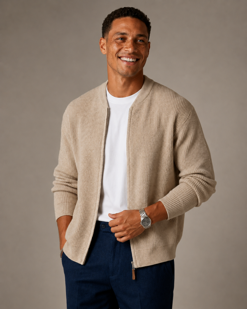 The Como Knit Zip