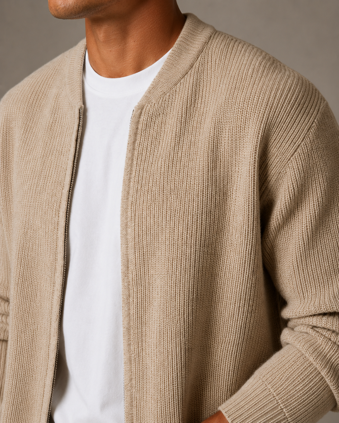 The Como Knit Zip