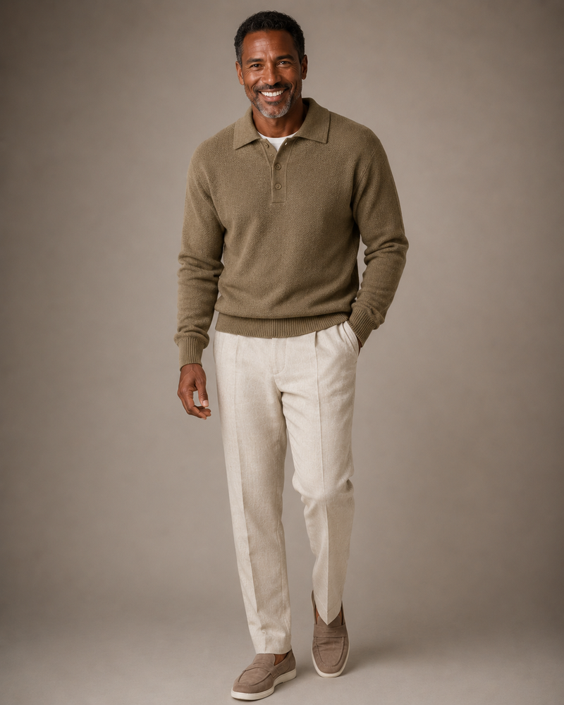 The Milano Polo Knit