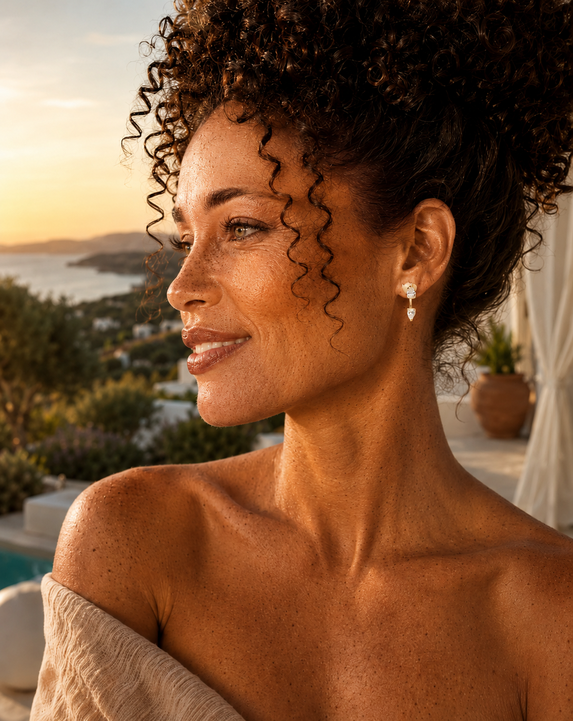 The Vienna Solitaire Earrings