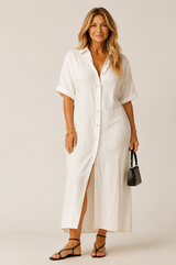 The Portofino Linen Dress