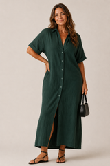 The Portofino Linen Dress