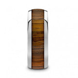 The Madrigal — Tungsten &amp; Zebra Wood Ring